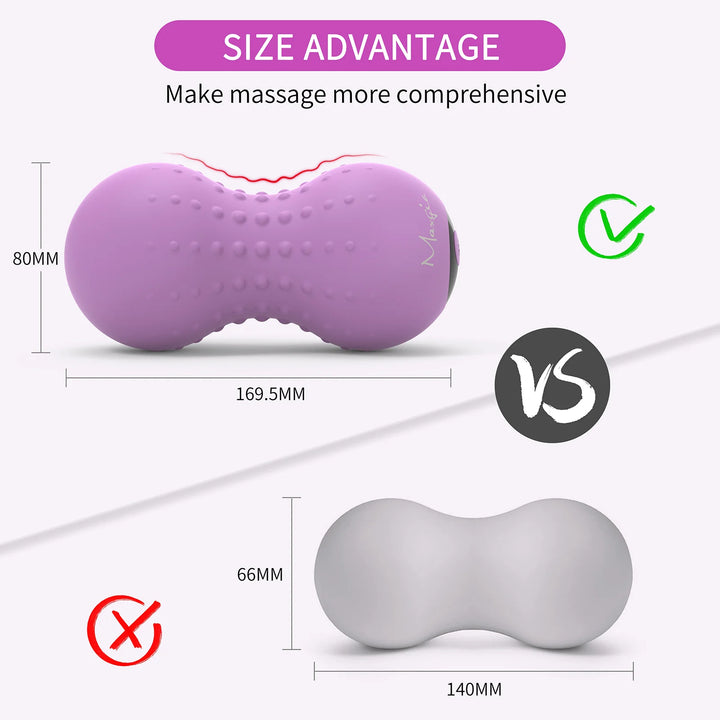 VOW Electric Massage Ball, Fascia Release, Electric Fascia Roller, Yoga Dumbbell Ball